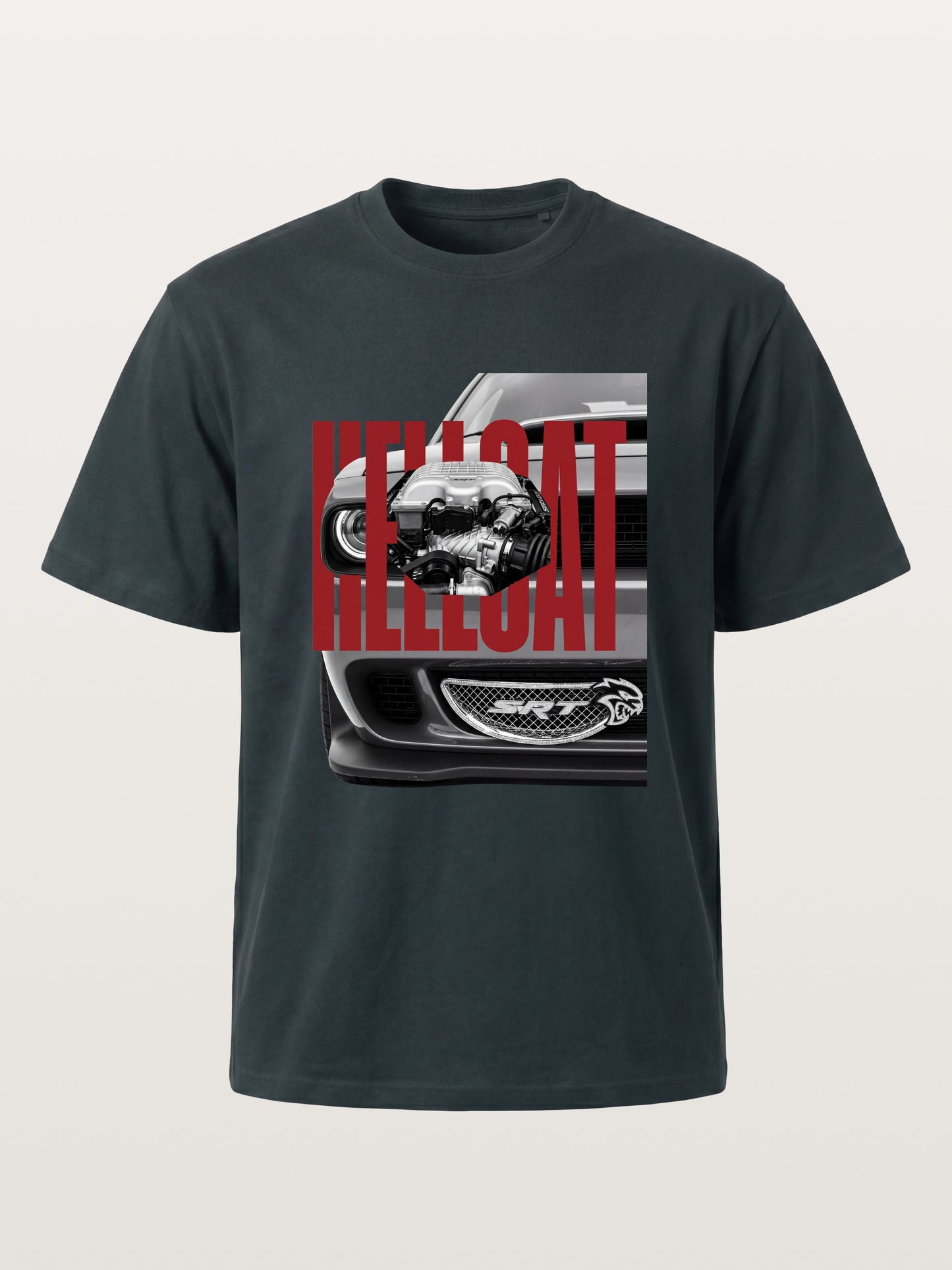 Hellcat Engine Overlay Art Gildan T-shirt
