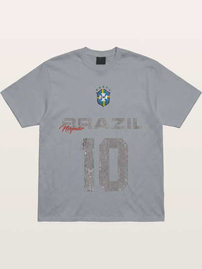 Brazil Neymar 10 Vintage Gildan T-shirt