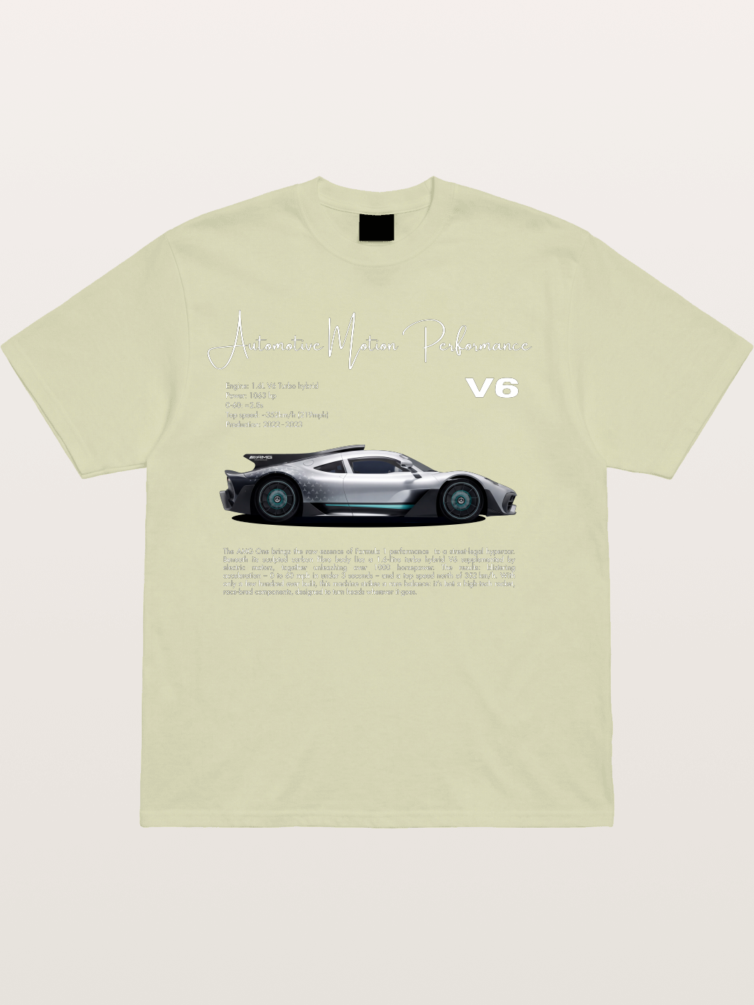V6 Hybrid Power Cotton T-shirt