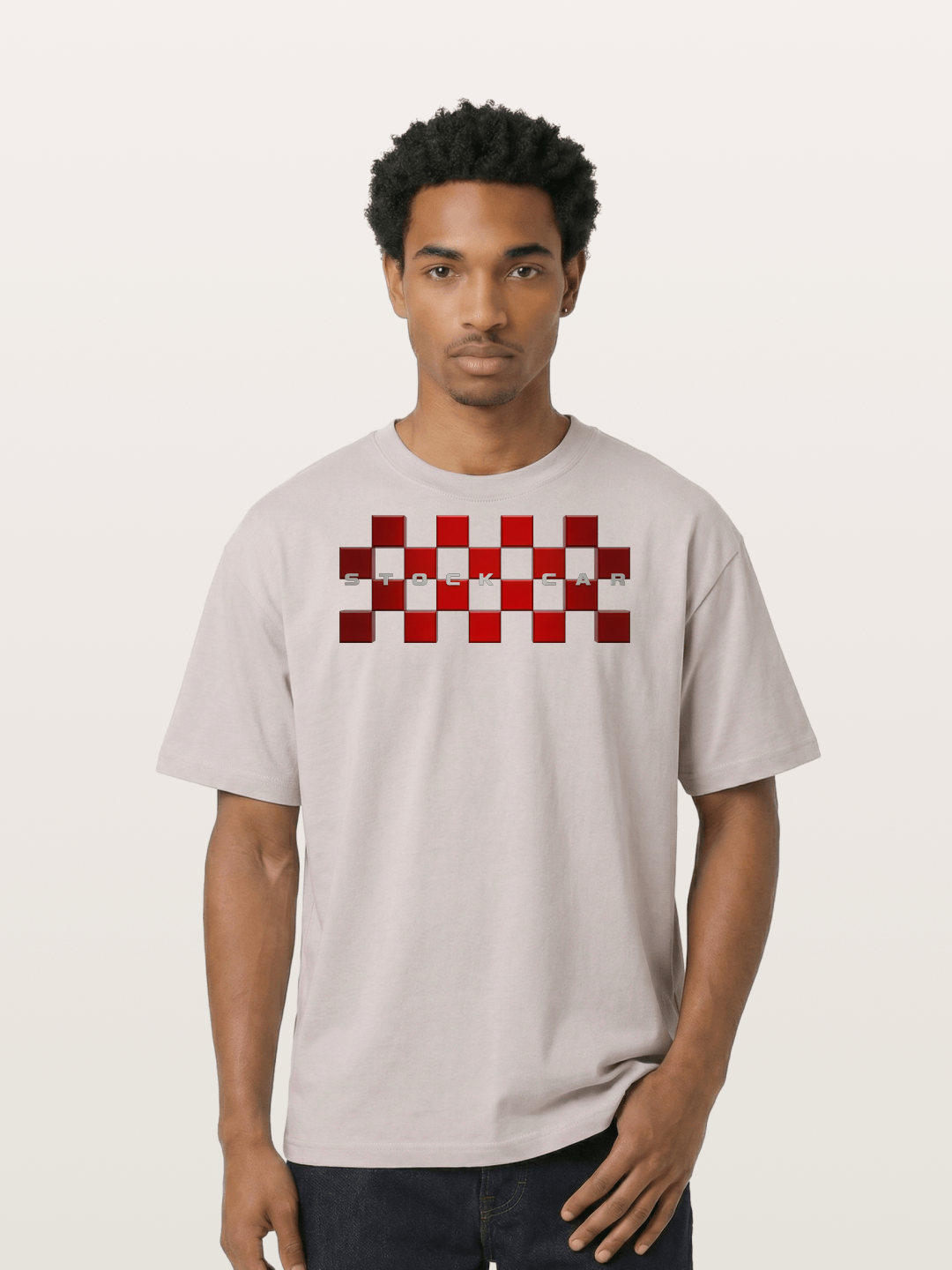 Checkered Ring Cotton T-shirt