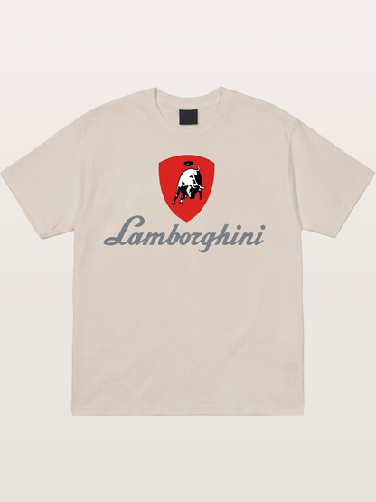 Lamborghini Red Bull Logo Cotton T-shirt