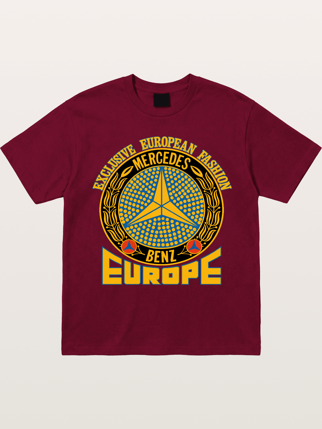 European Fashion Mercedes Print Gildan T-shirt