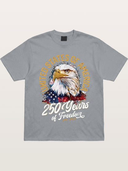 American Eagle 250 Years Freedom Gildan T-shirt