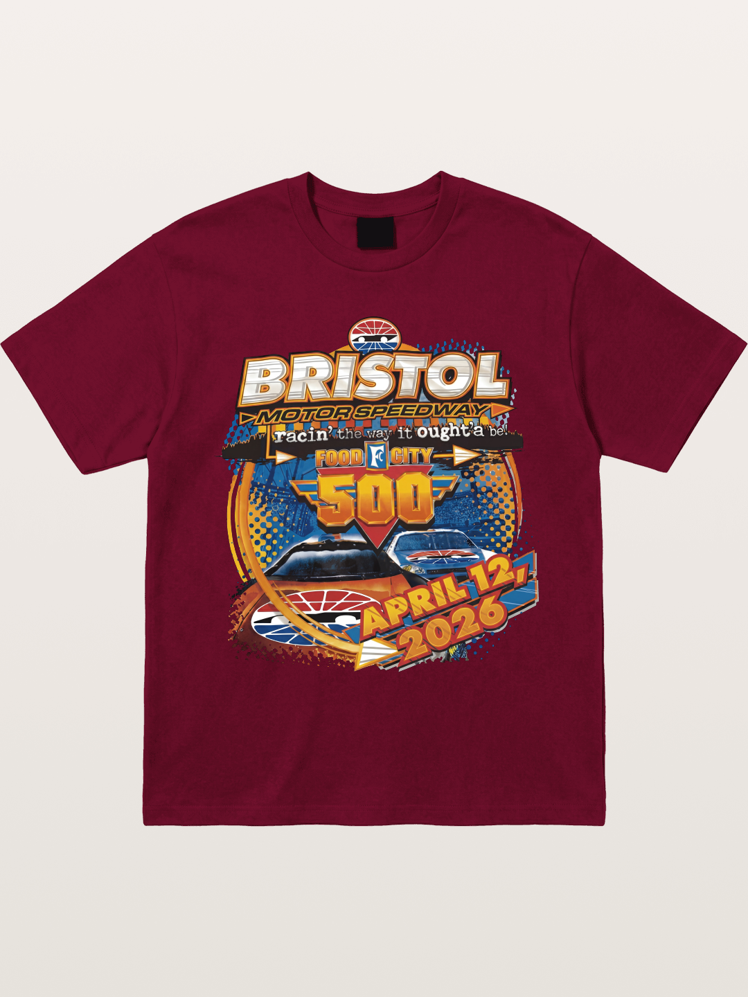 2026 Bristol Food City 500 Print Gildan T-shirt