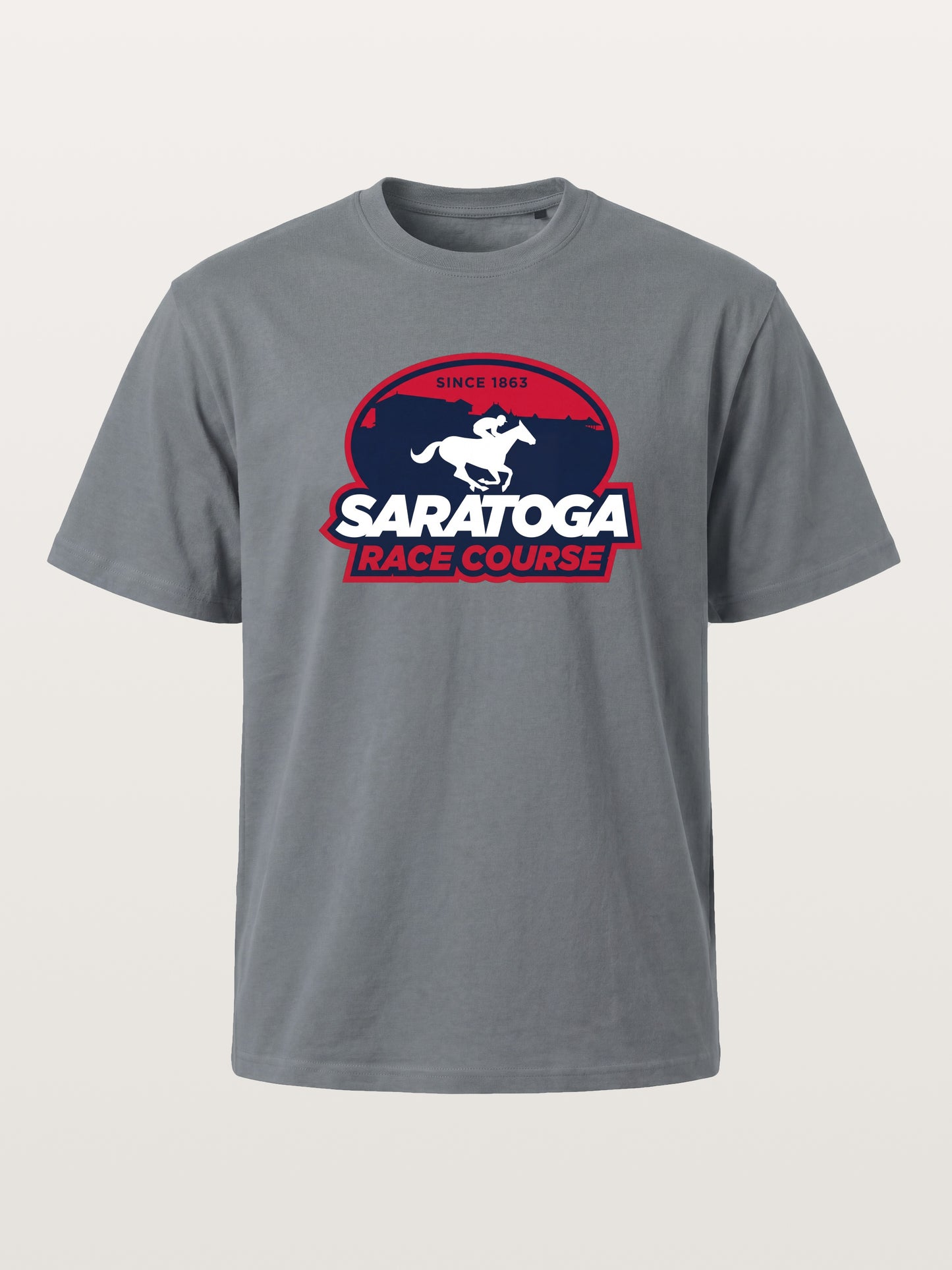 Saratoga Race Course Shield Crest Cotton T-shirt