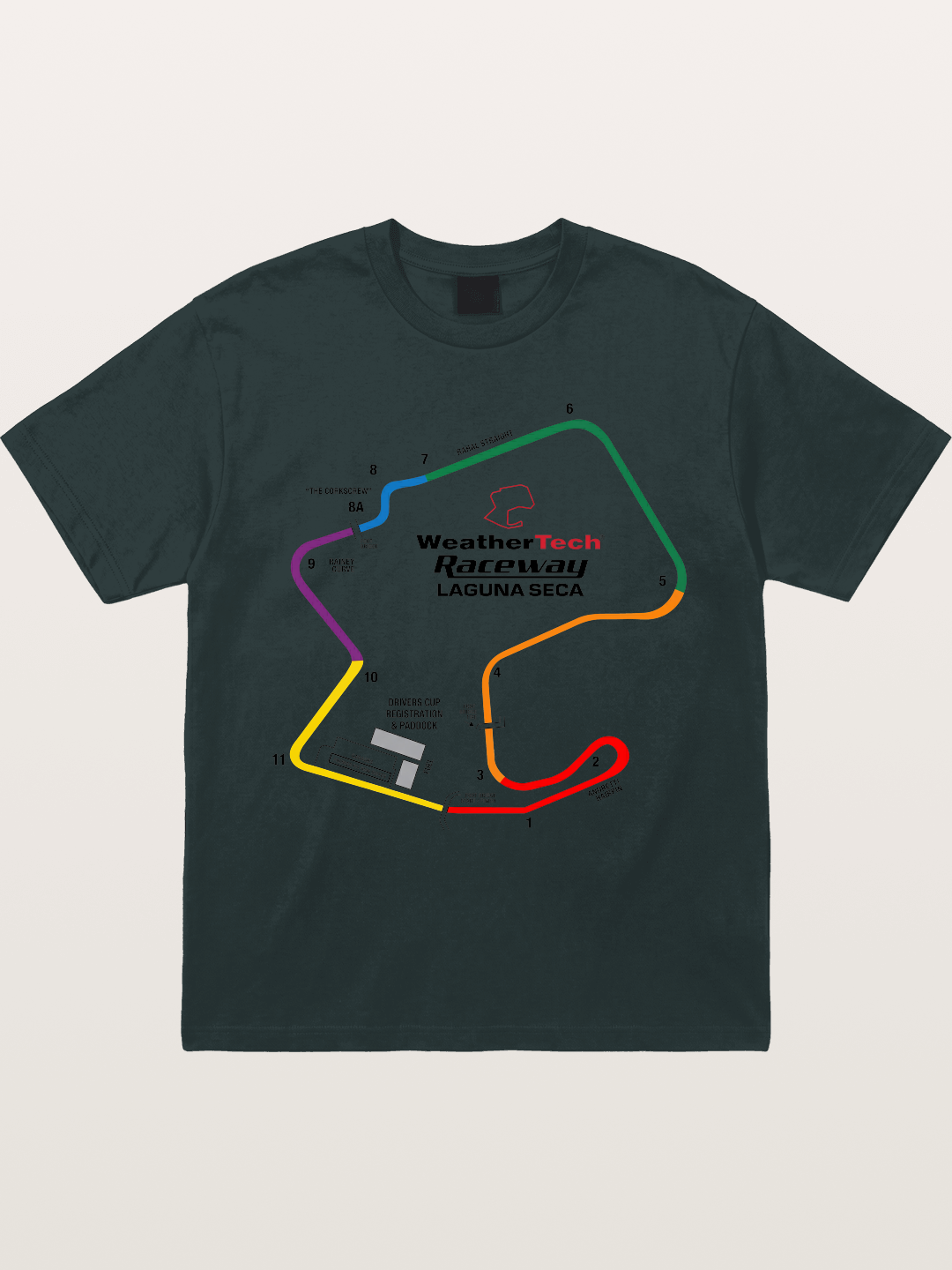 Corkscrew Track Gildan T-shirt