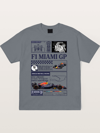 Red Bull RB18 Miami GP Cotton T-shirt