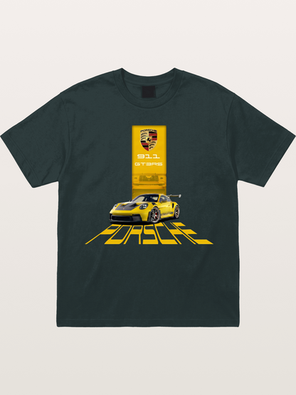 Yellow 911 GT3 RS Graphic Gildan T-shirt