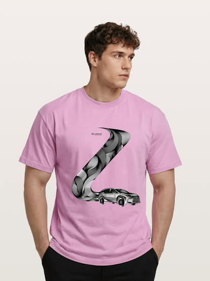 Lexus Wave Line Art Graphic Gildan T-shirt
