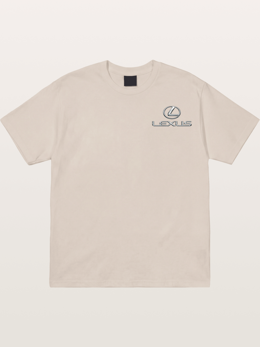 Lexus Silver Logo Badge Cotton T-shirt
