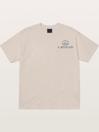 Lexus Silver Logo Badge Cotton T-shirt