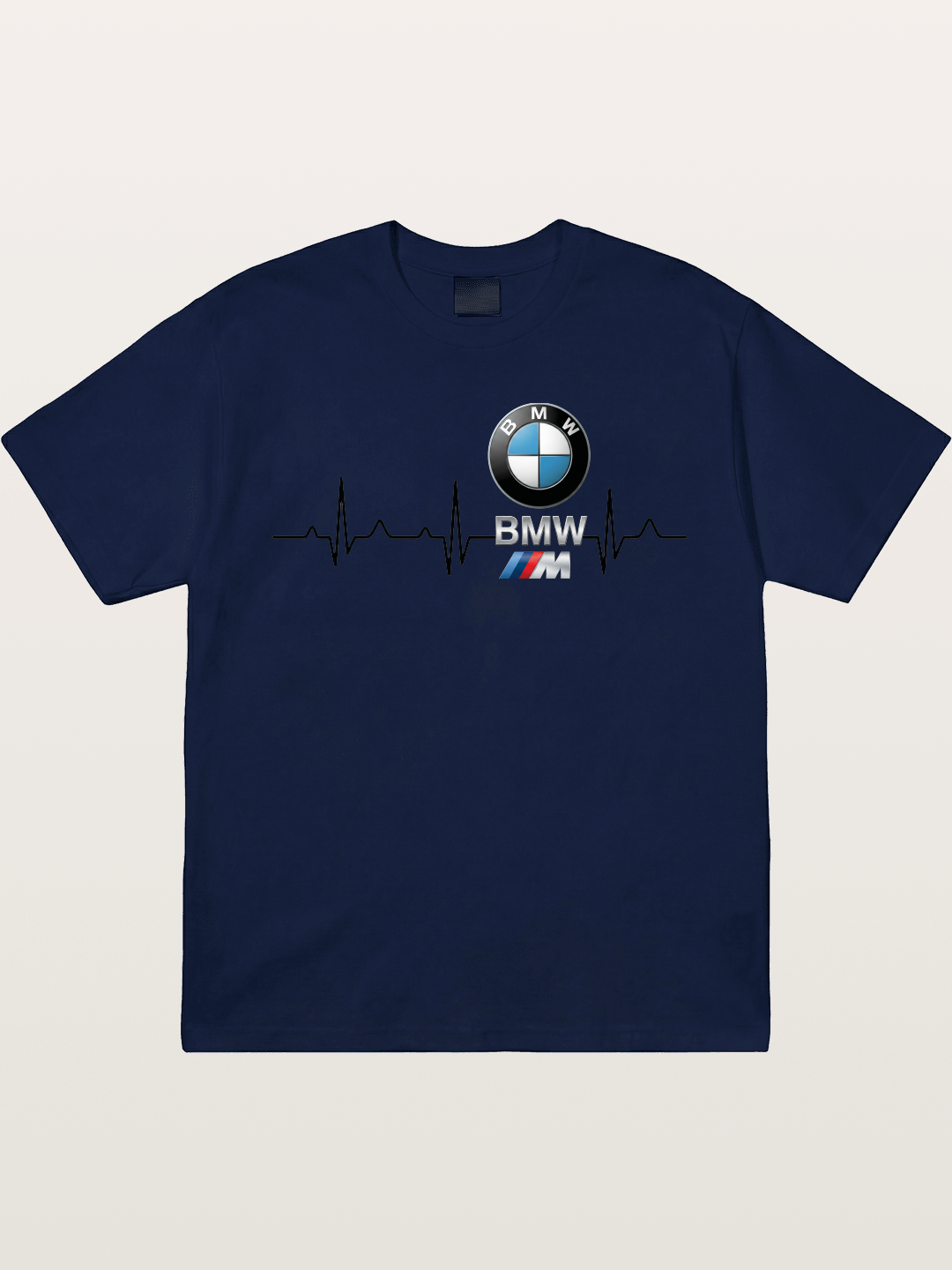 BMW Heartbeat Logo Art Gildan T-shirt