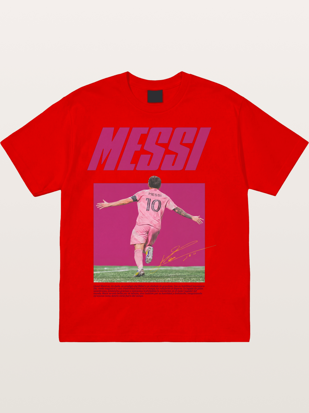 Messi Inter Miami Pink Kit Cotton T-shirt