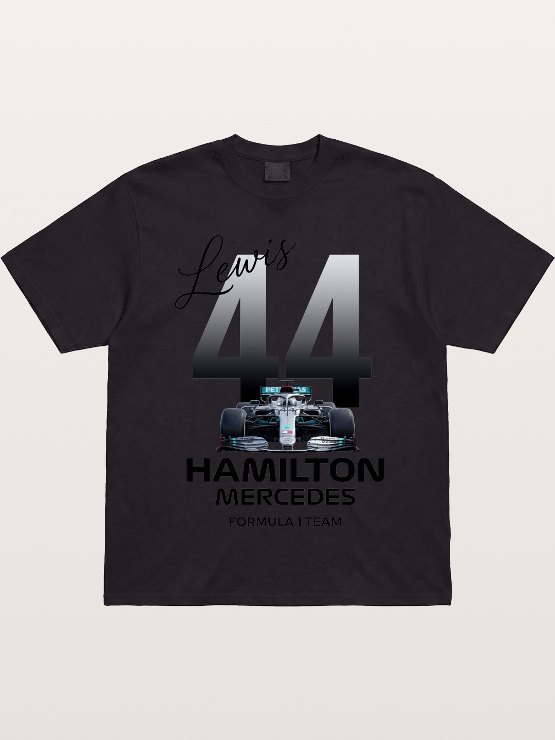 Lewis Hamilton Mercedes 44 Design Gildan T-shirt