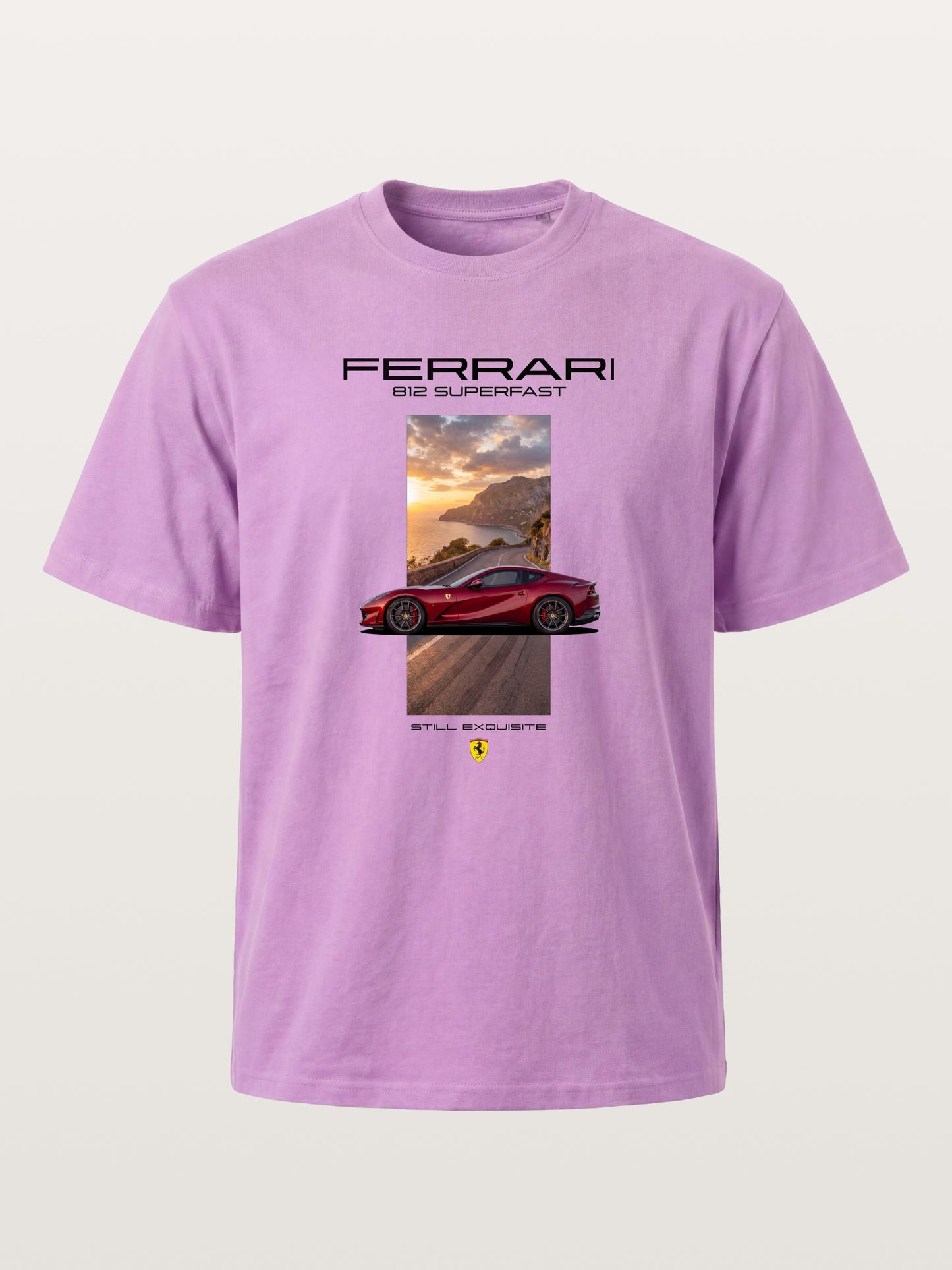 Ferrari 812 Tuscan Road Print Gildan T-shirt