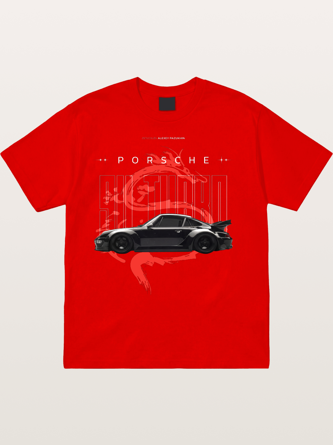 Porsche Dragon Cotton T-shirt