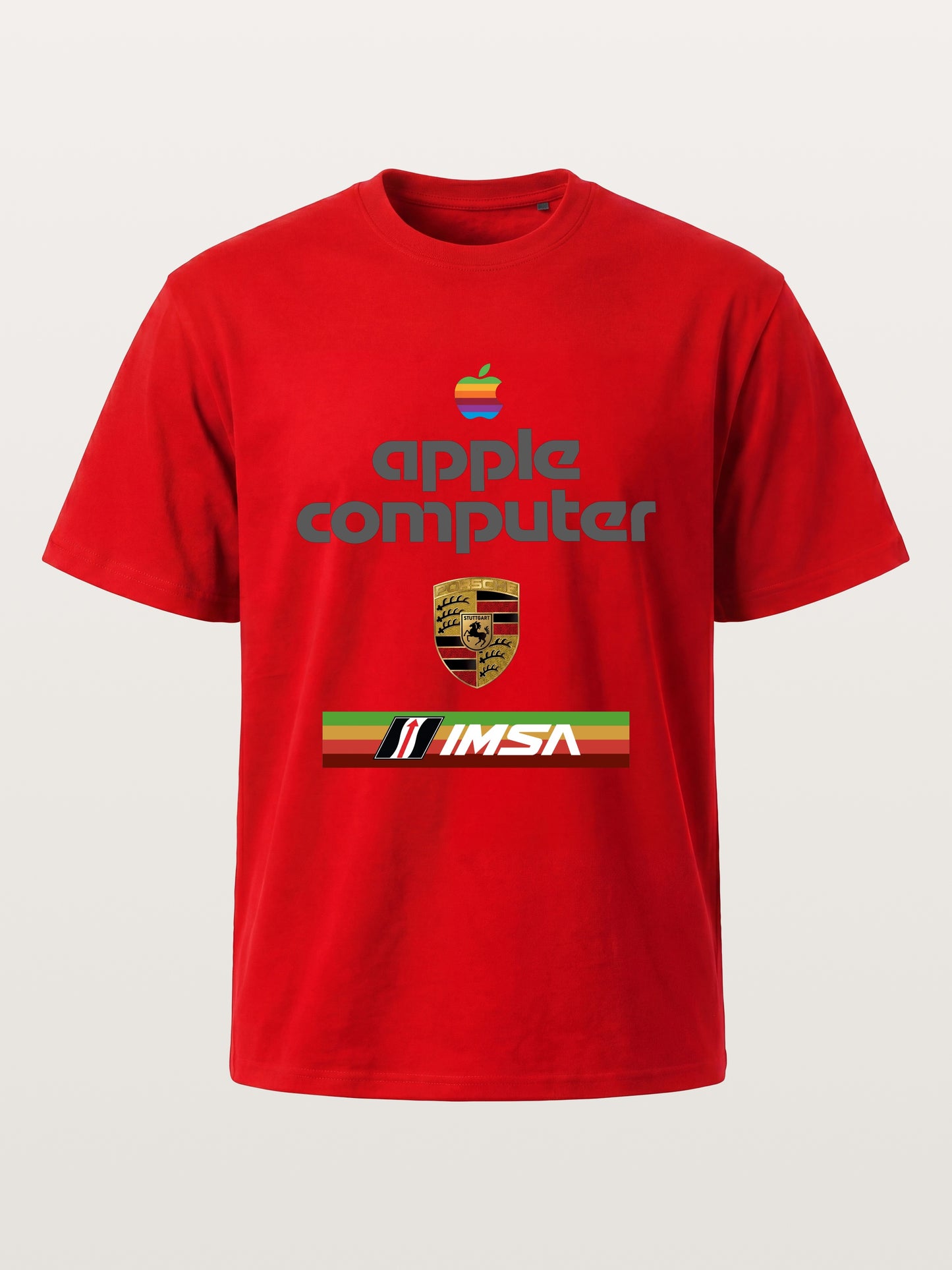 Apple IMSA Porsche Three Brand Combo Cotton T-shirt
