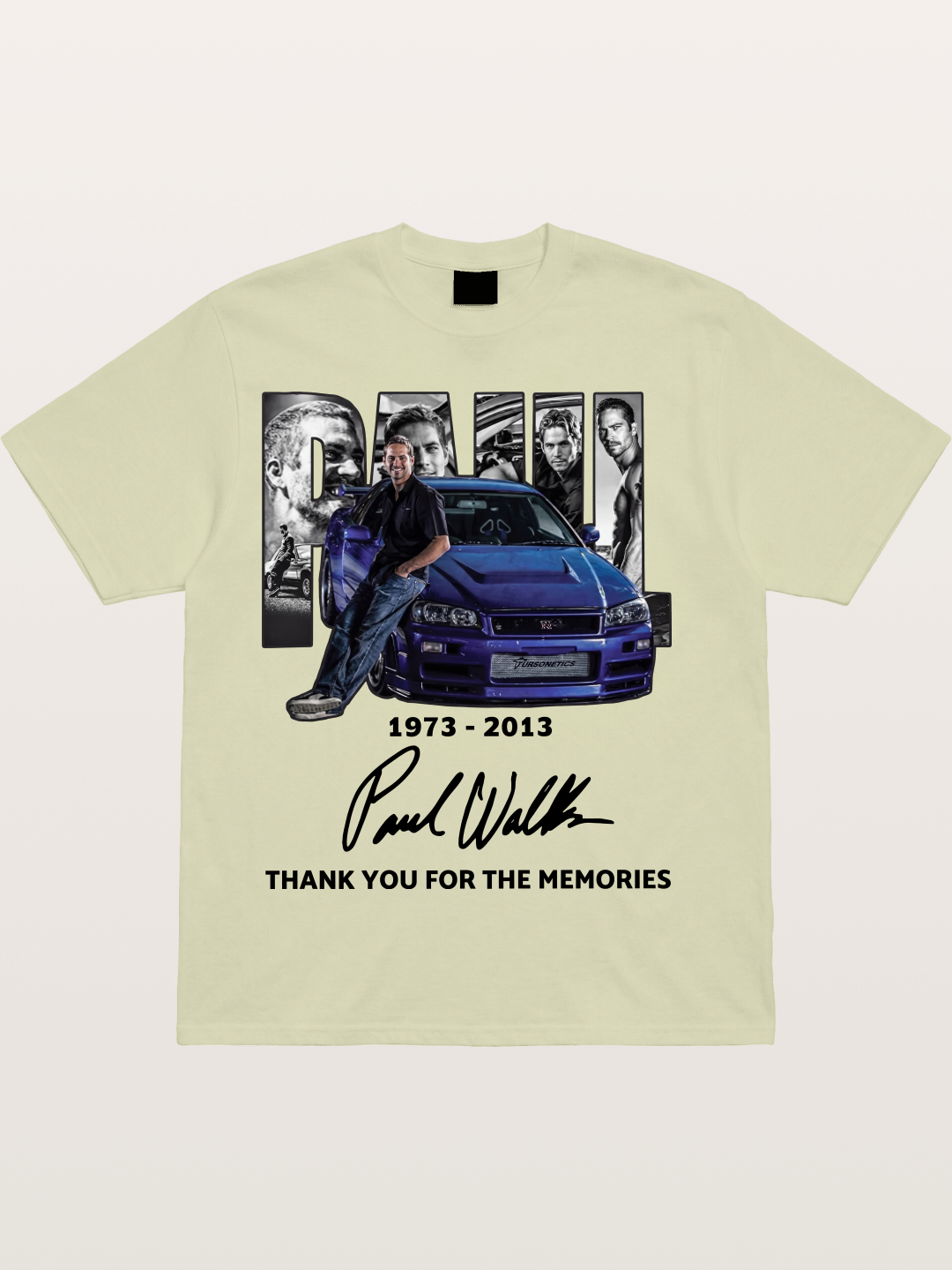 Paul Walker R34 Legacy Cotton T-shirt