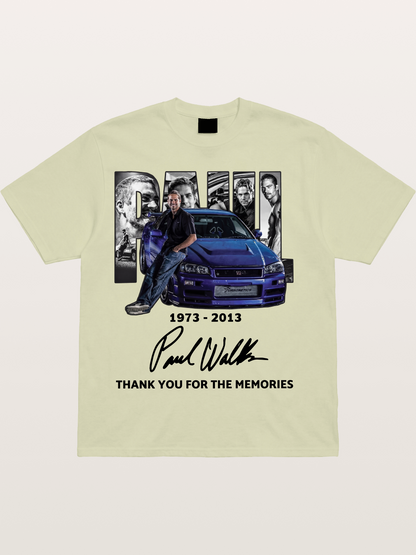 Paul Walker R34 Legacy Cotton T-shirt