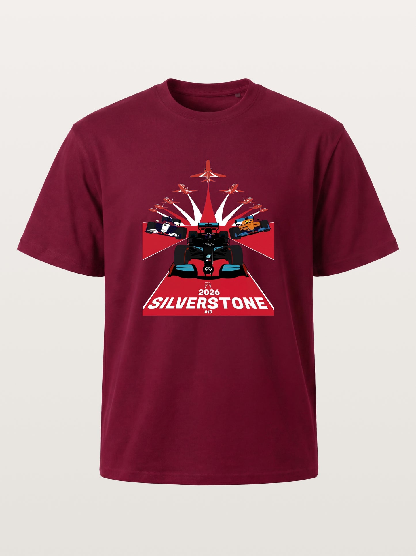 Silverstone F1 Race Formation With Jets Gildan T-shirt