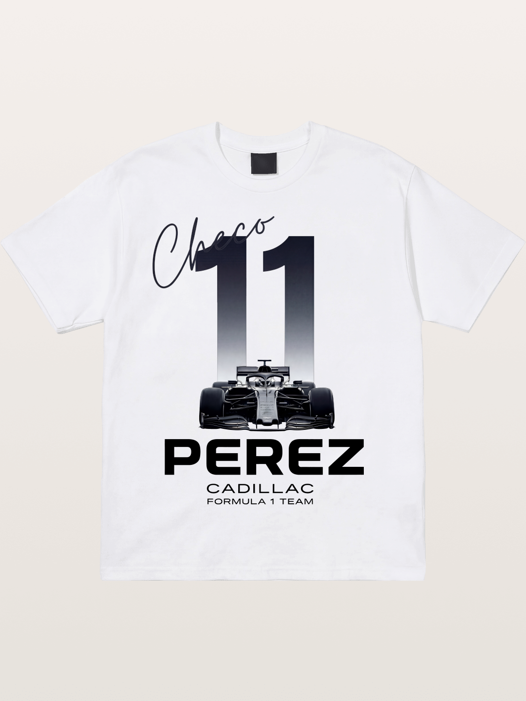 Sergio Perez 11 F1 Cadillac Cotton T-shirt