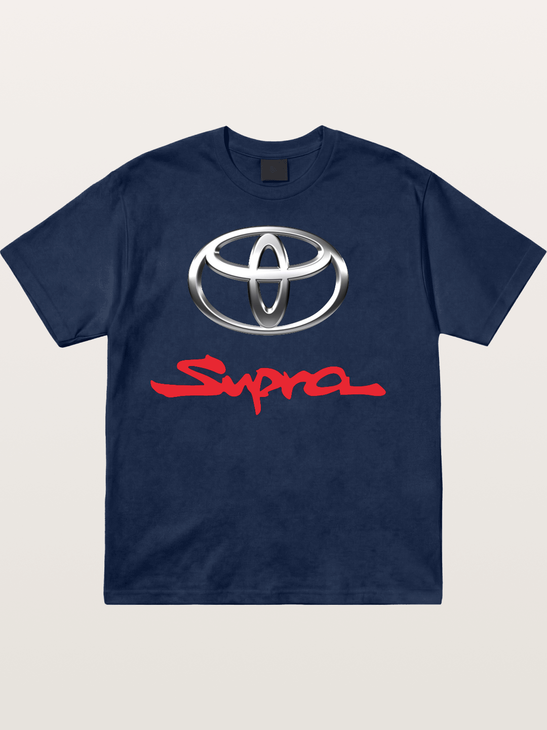 Toyota Supra Handwritten Logo Cotton T-shirt