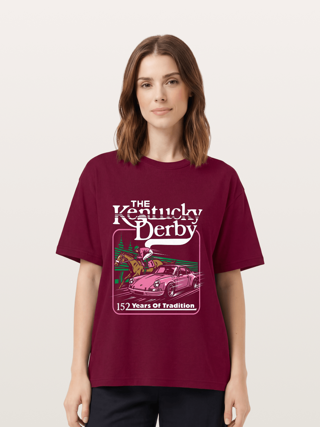 Derby Horse & Porsche Race Gildan T-shirt