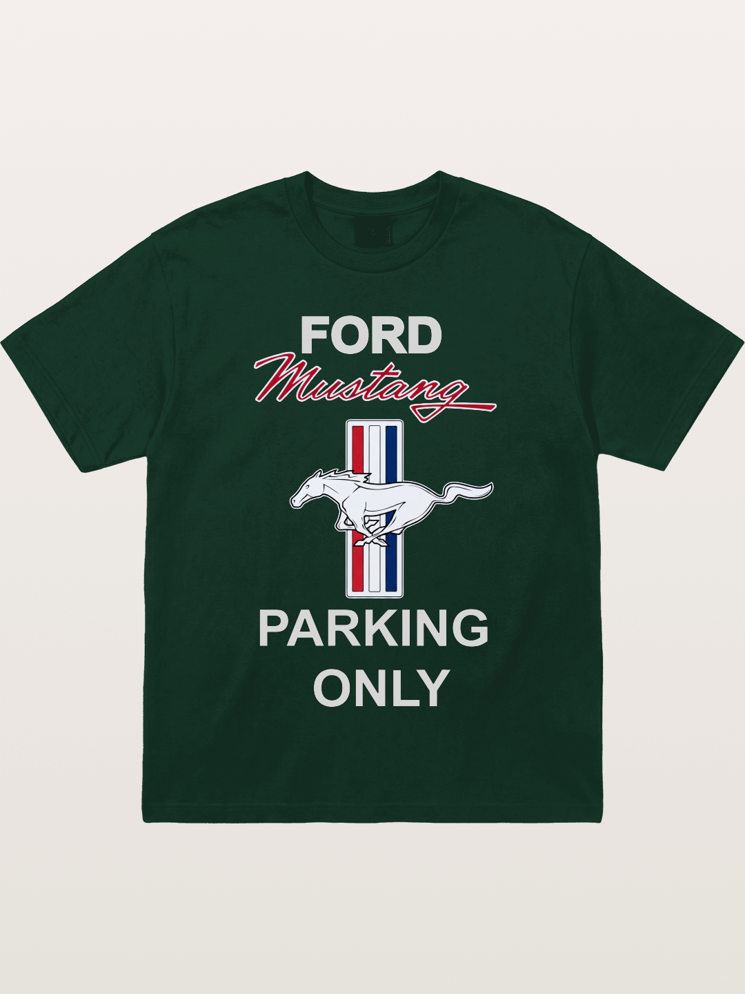 Ford Mustang Parking Only Sign Gildan T-shirt