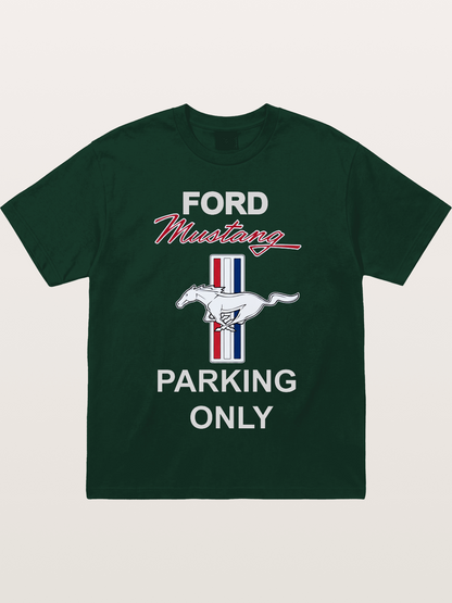 Ford Mustang Parking Only Sign Gildan T-shirt