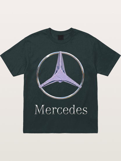 Mercedes Logo Thong Print Gildan T-shirt