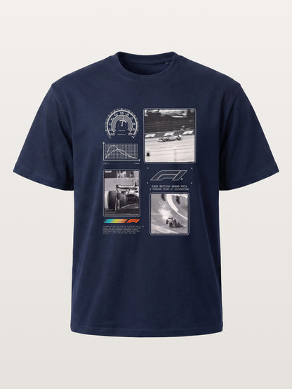 Silverstone F1 Vintage Race Archive Cotton T-shirt