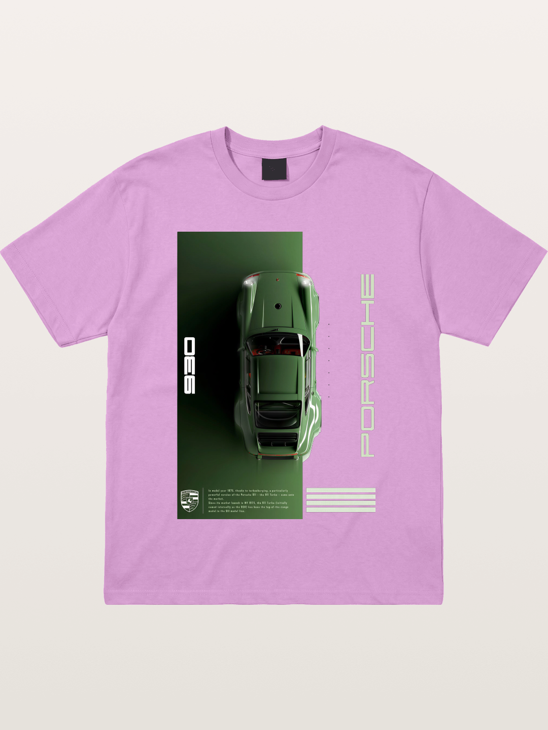 930 Porsche Green Top View Gildan T-shirt