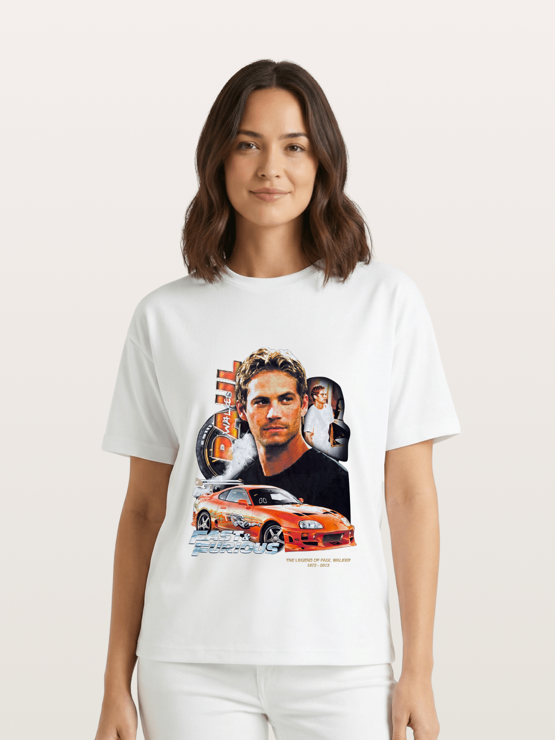 Orange Supra Fast & Furious Gildan T-shirt