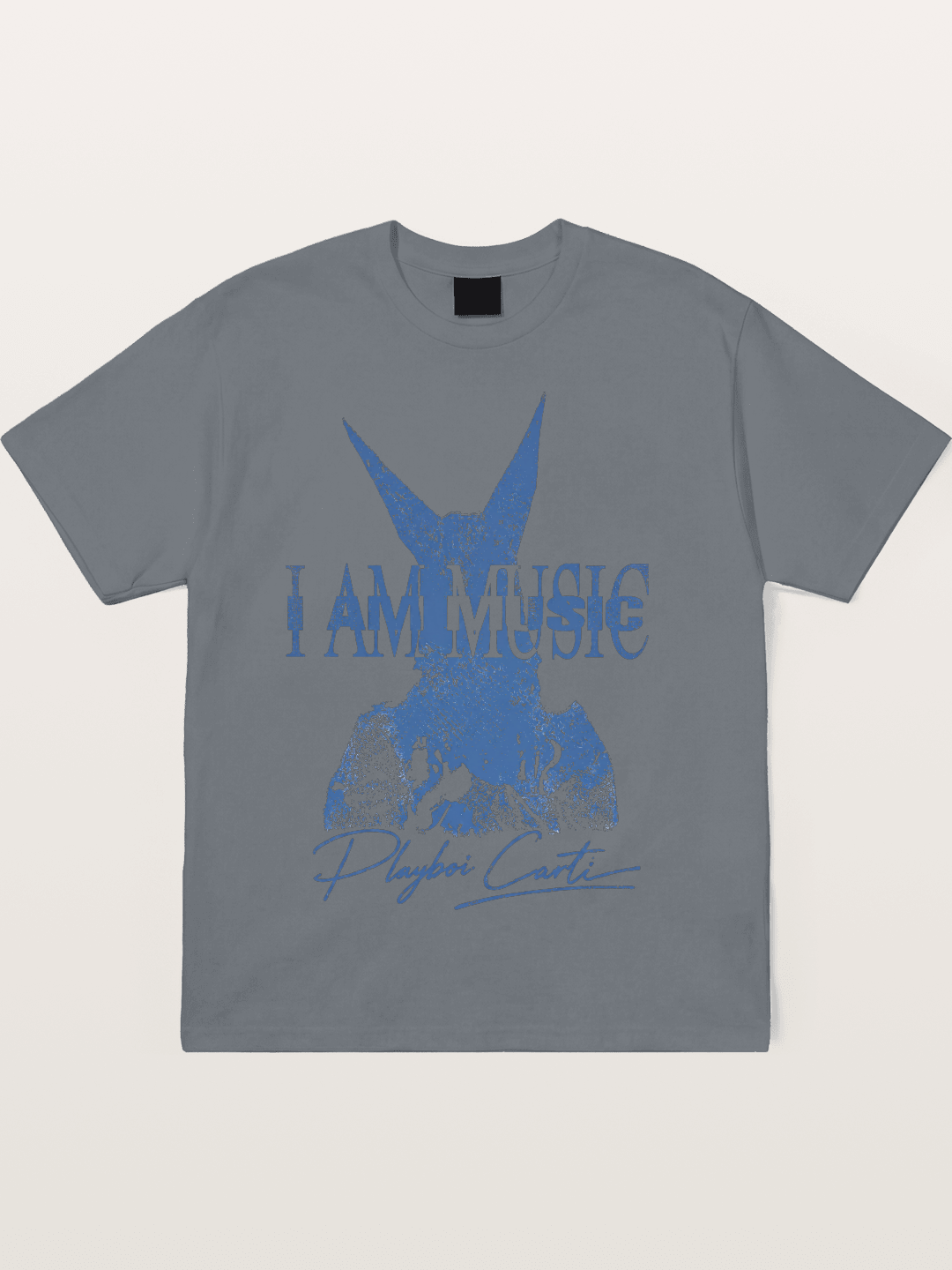 Playboi Carti I Am Music Print Cotton T-shirt