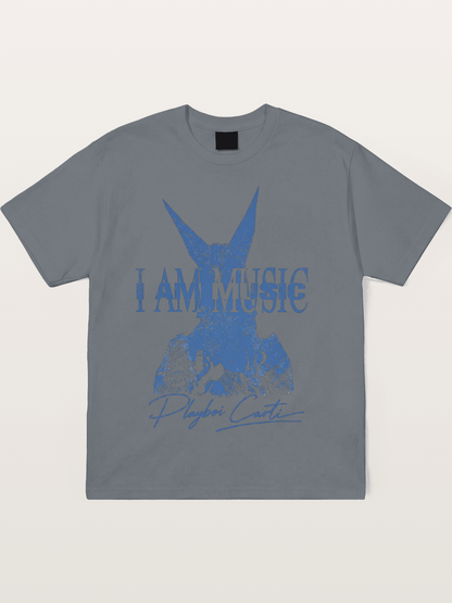 Playboi Carti I Am Music Print Cotton T-shirt