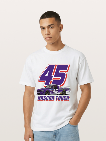 Purple 45 Racer Gildan T-shirt