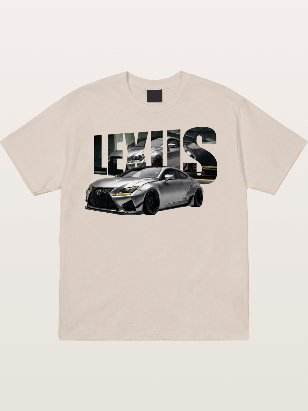 Lexus RC F Overlay Logo Art Cotton T-shirt