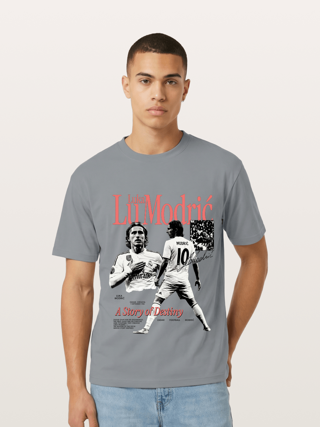 Luka Modric Destiny Story Gildan T-shirt