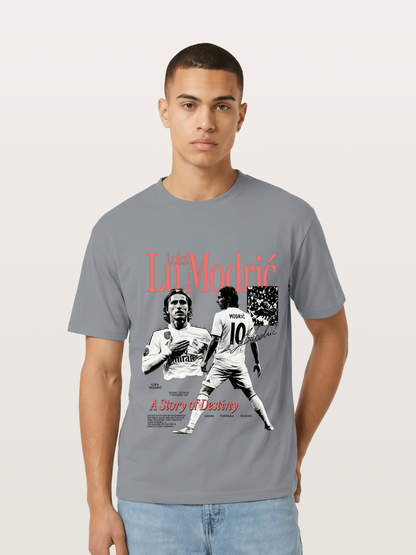 Luka Modric Destiny Story Gildan T-shirt