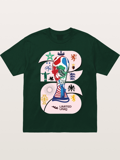 2026 World Cup Trophy Collage Gildan T-shirt