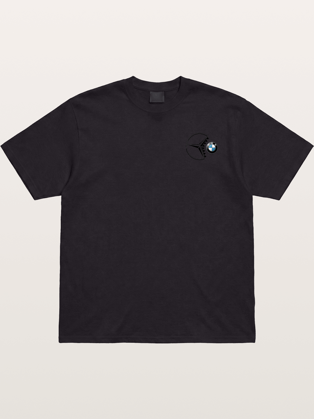 Mercedes vs BMW Logo Art Gildan T-shirt