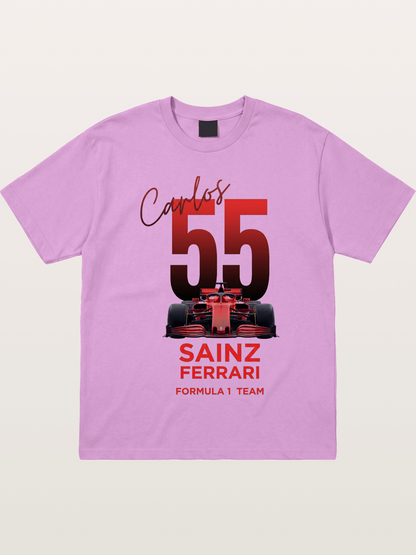 Carlos Sainz Ferrari 55 Art Gildan T-shirt