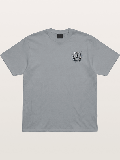 Mercedes Ink Wash Logo Art Gildan T-shirt