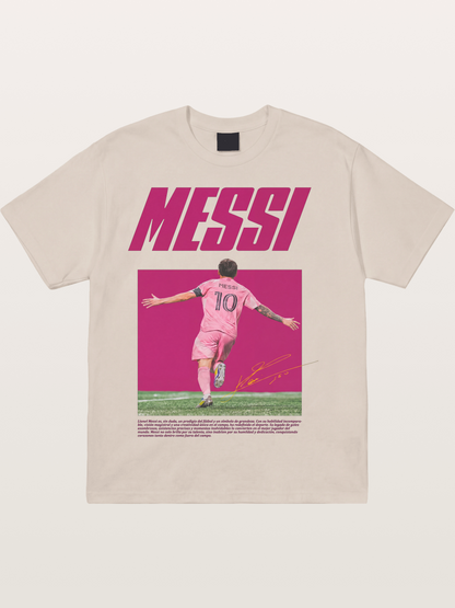 Messi Inter Miami Pink Kit Cotton T-shirt