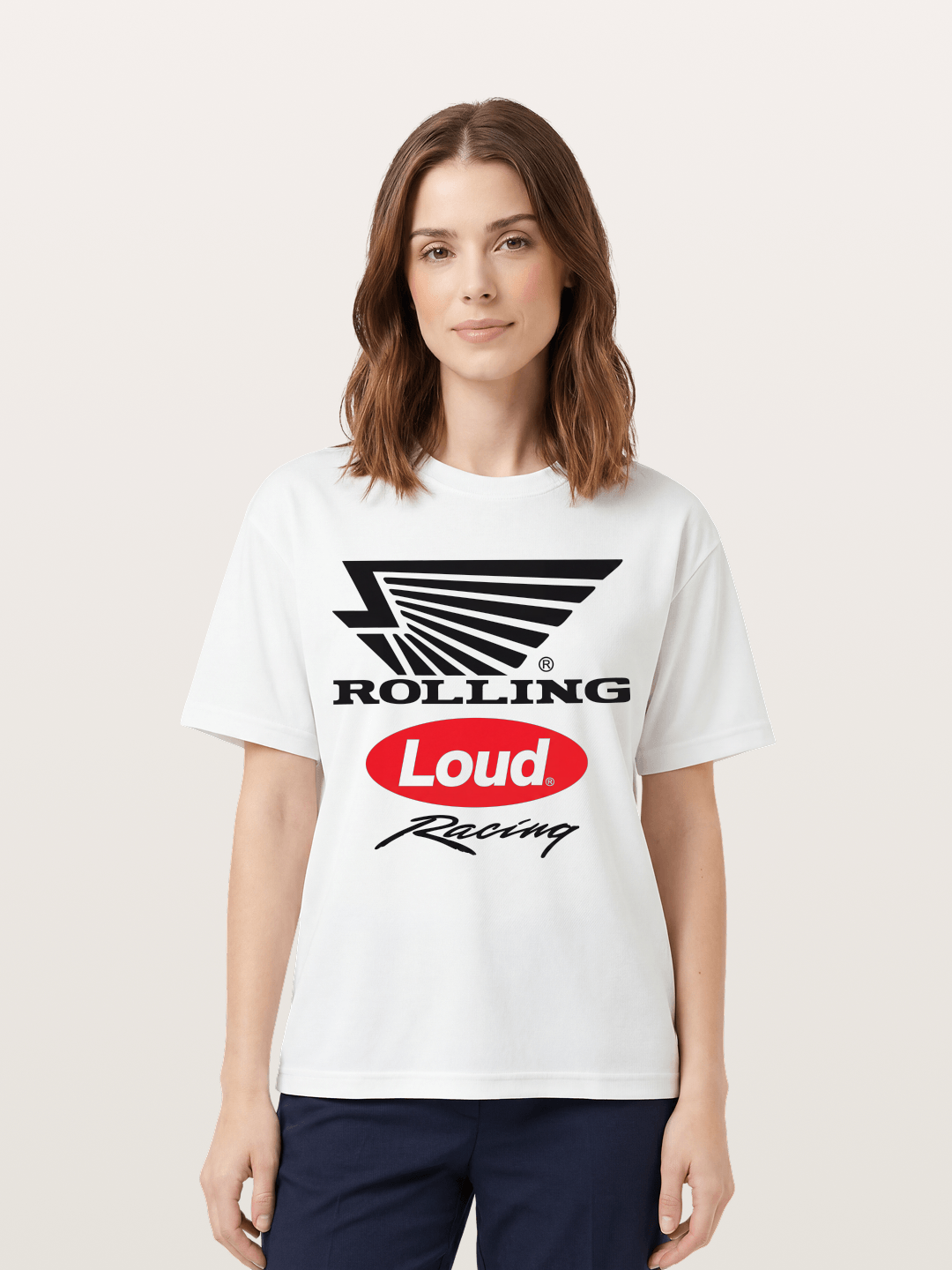 Rolling Loud Racing Logo Cotton T-shirt