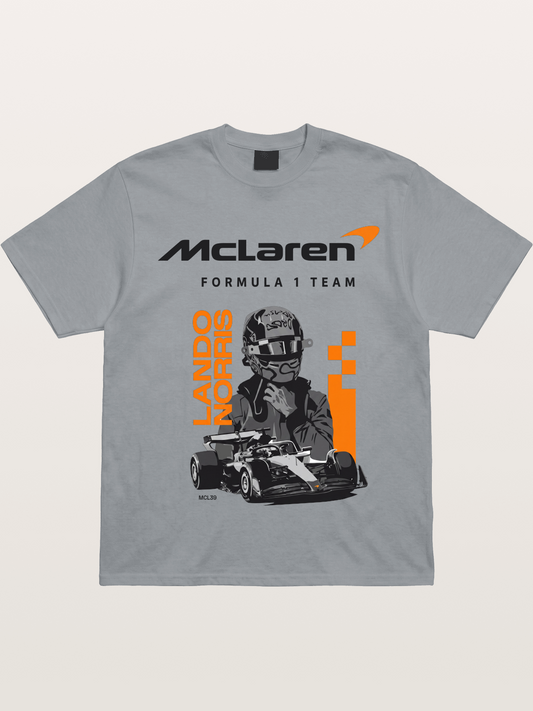 Lando Norris McLaren Portrait Gildan T-shirt