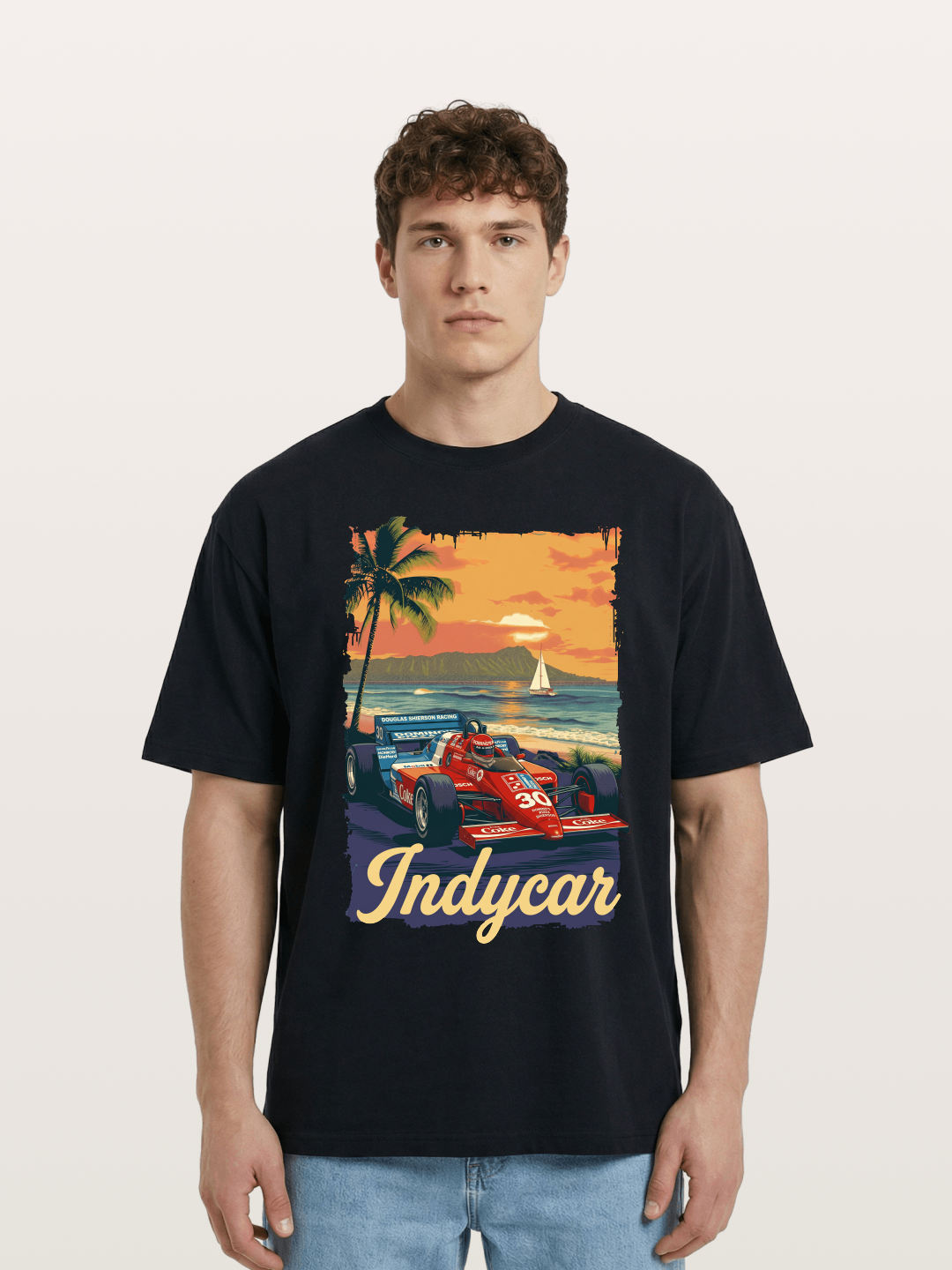 IndyCar Beach Sunset Series Cotton T-shirt