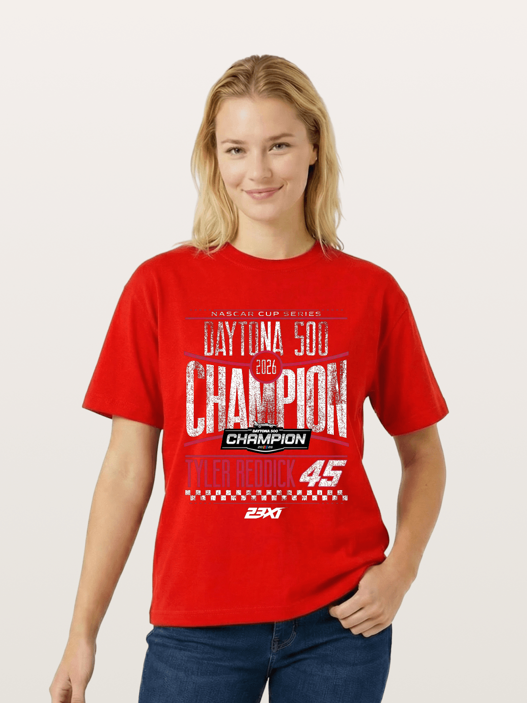 2026 Daytona 500 Champion Poster Cotton T-shirt