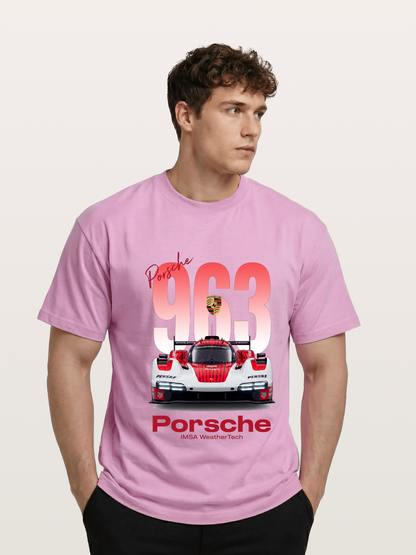 Porsche 963 IMSA WeatherTech Race Car Gildan T-shirt