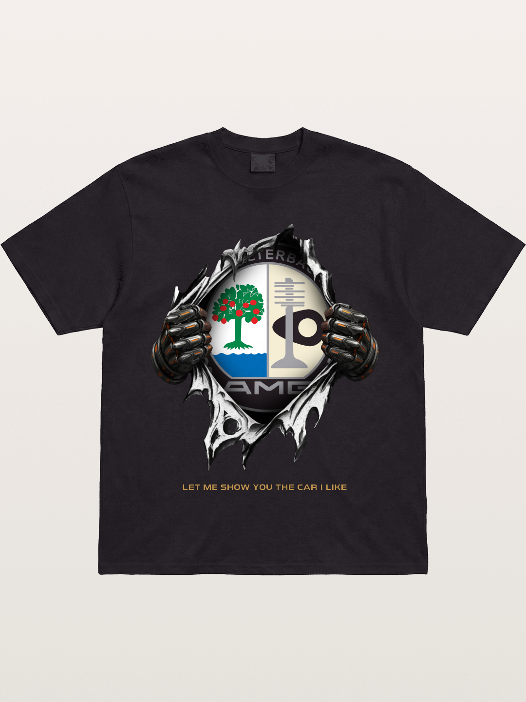 AMG Affalterbach Crest Tear Through Gildan T-shirt
